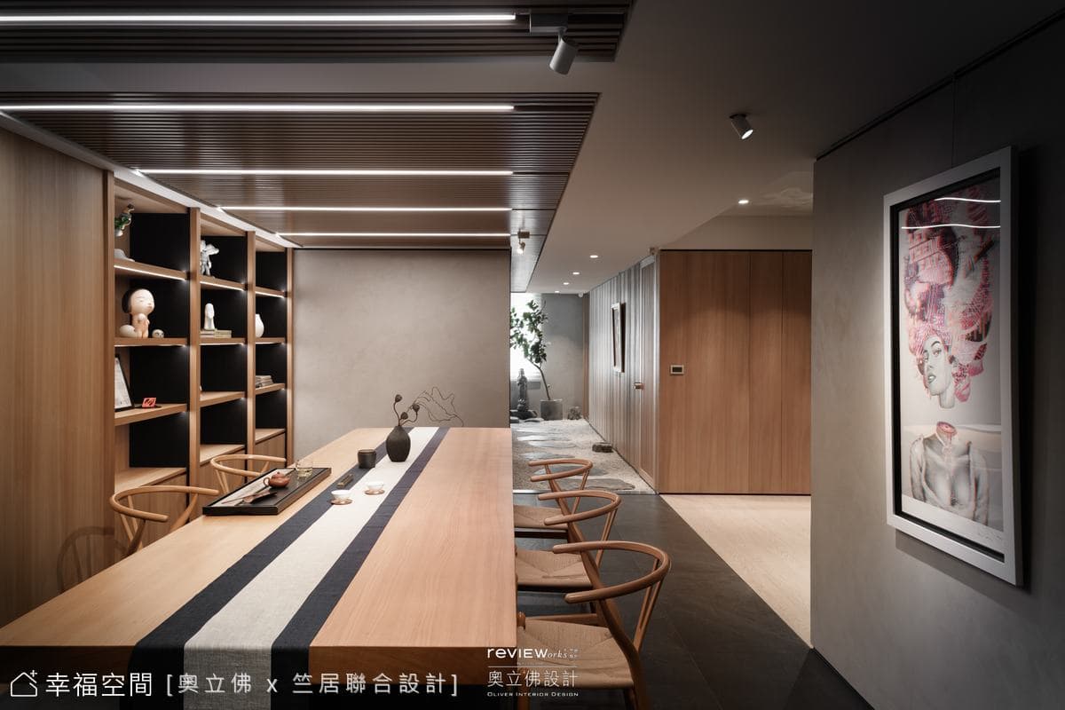 奧立佛室內設計辦公室│日式現代風│80坪