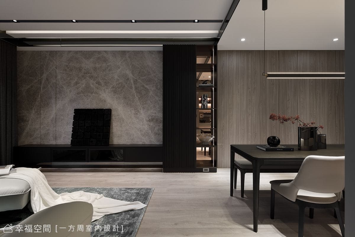 經典黑白融入優雅灰階 一展雋永畫面│現代風│30坪