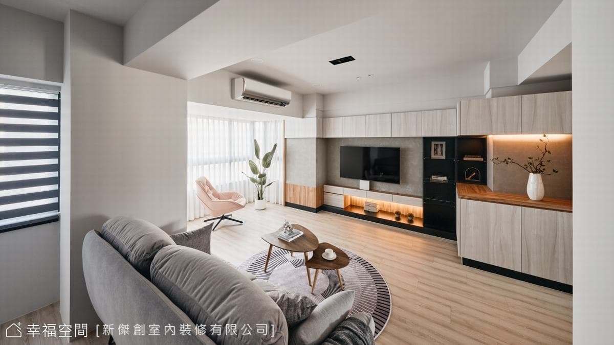 板橋愛因斯坦社區│老屋翻新 重塑明亮北歐混搭風居宅│35坪