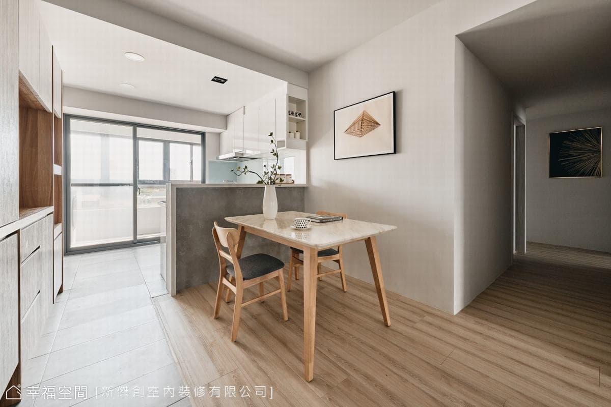 板橋愛因斯坦社區│老屋翻新 重塑明亮北歐混搭風居宅│35坪