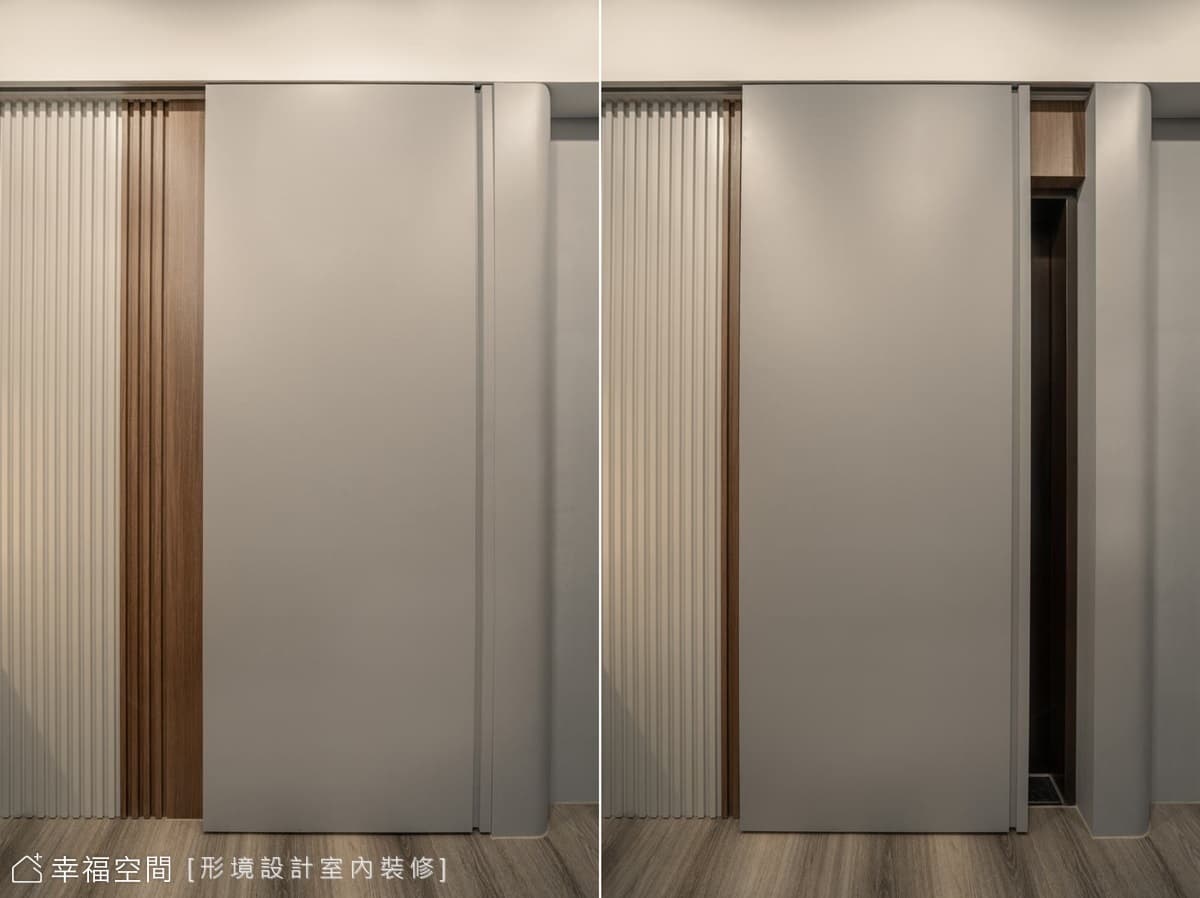 灰階×木質調 圍塑溫潤現代質韻宅│22坪