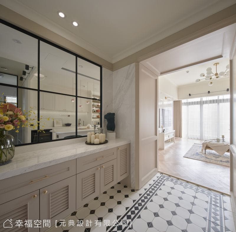 親子料理直播主的家，微美式設計│50坪