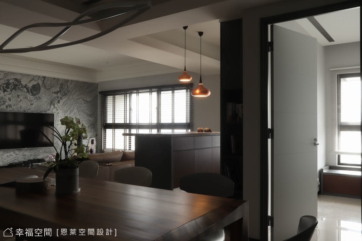 讓設計退居幕後，烘托生活的本質│現代極簡風│45坪