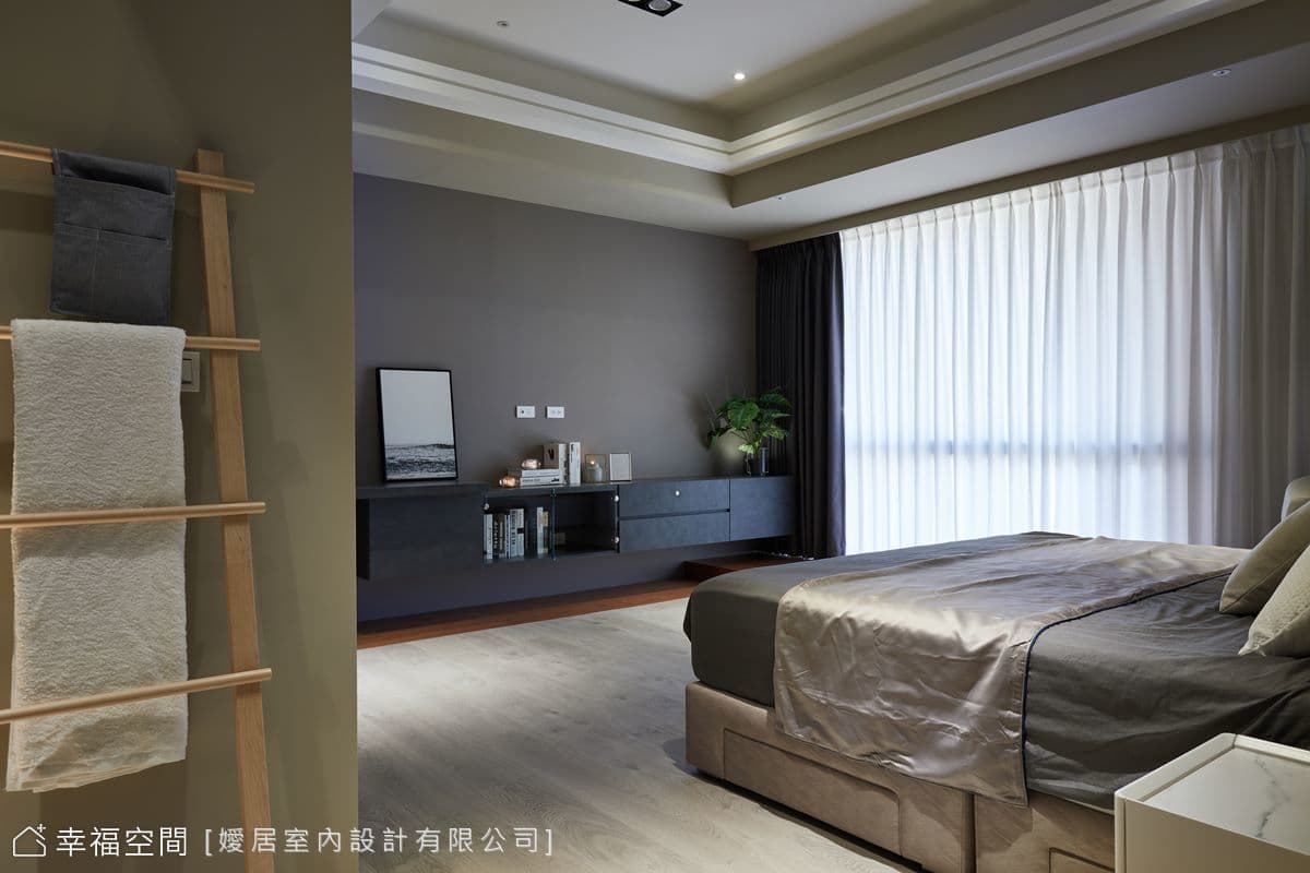 俐落時尚 黑灰雅境｜53坪