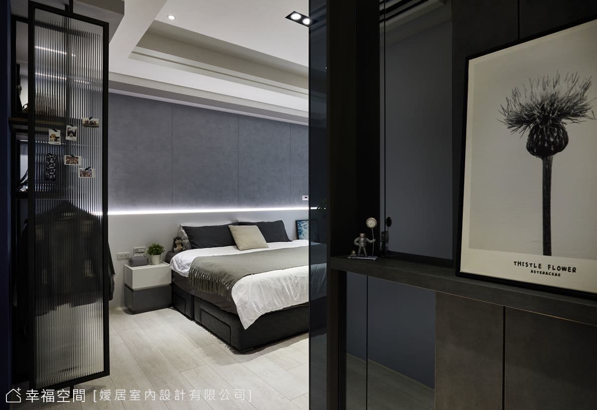 俐落時尚 黑灰雅境｜53坪
