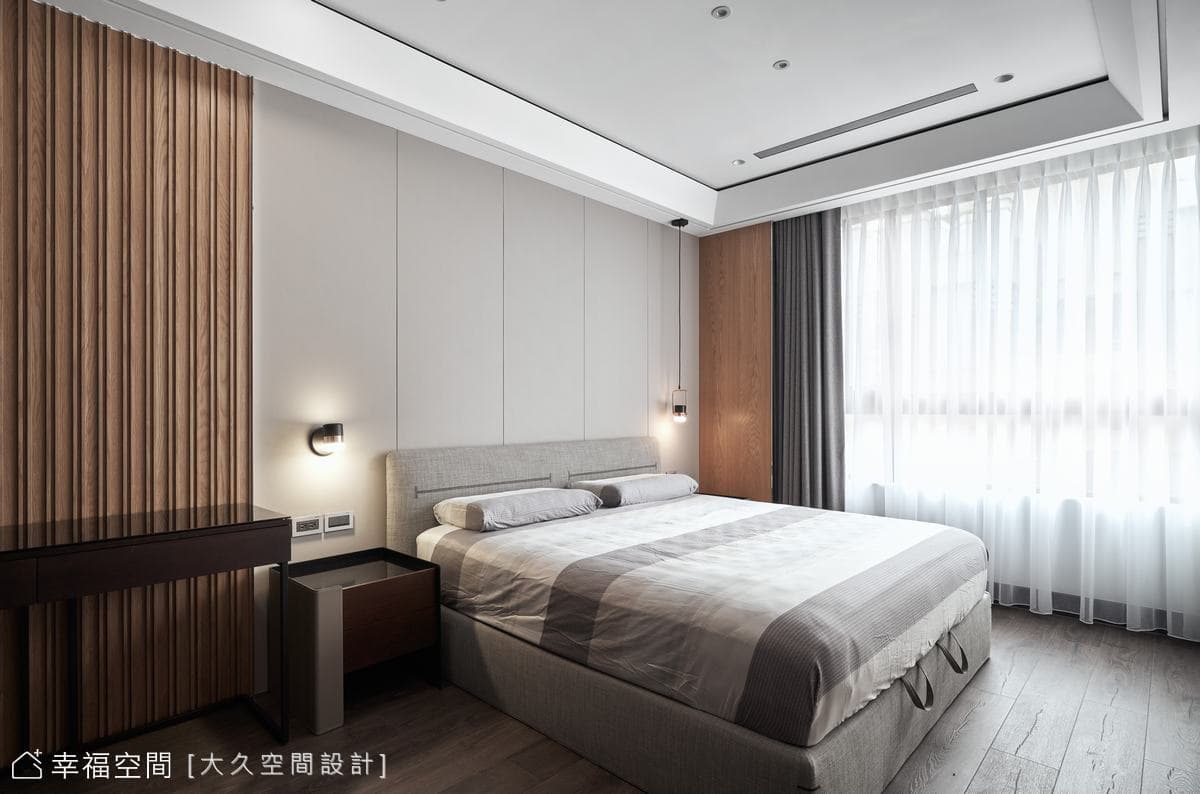 45坪單身宅 飯店式設計│情境控制系統 一秒轉換居家辦公氛圍