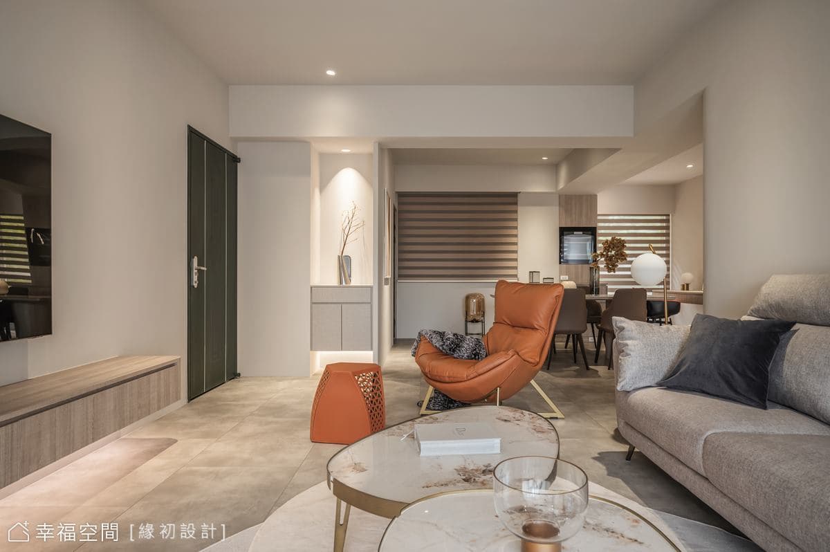 台北新店寶興路陳公館│現代休閒多元混搭│32坪