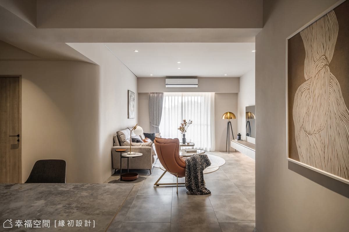 台北新店寶興路陳公館│現代休閒多元混搭│32坪