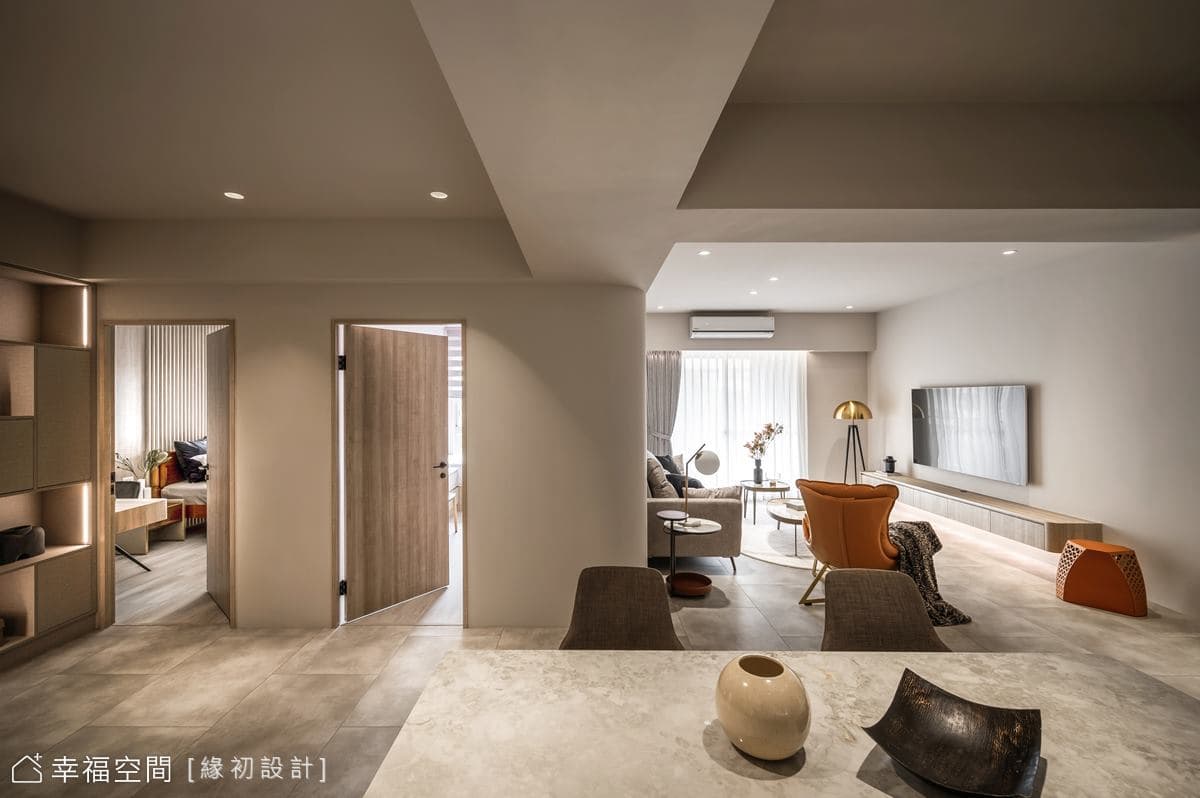 台北新店寶興路陳公館│現代休閒多元混搭│32坪
