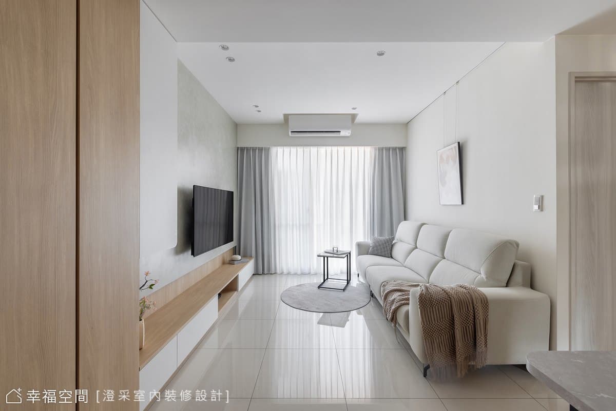 捕捉初夏之美 勾繪澄淨家景│現代風│26坪