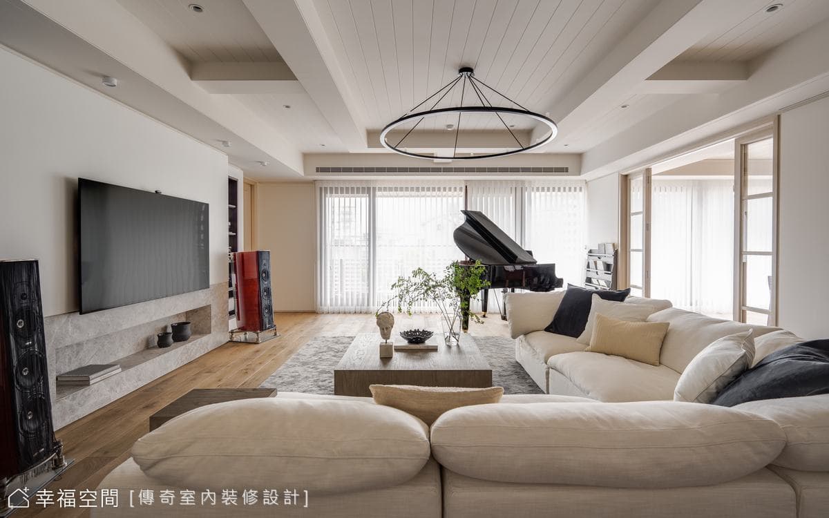 開闊尺度×細究質地 演繹美式典雅質感生活│80坪