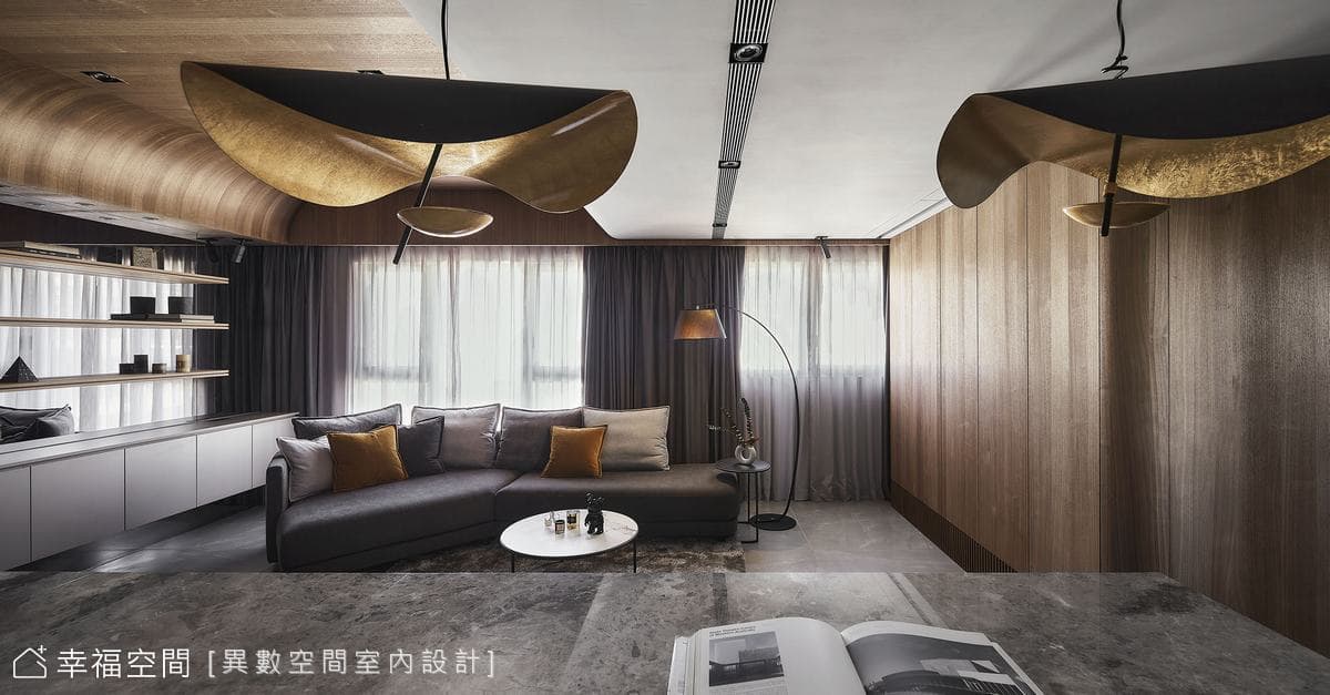 微醺的異想 輕奢愜意個性宅│混搭風│35坪
