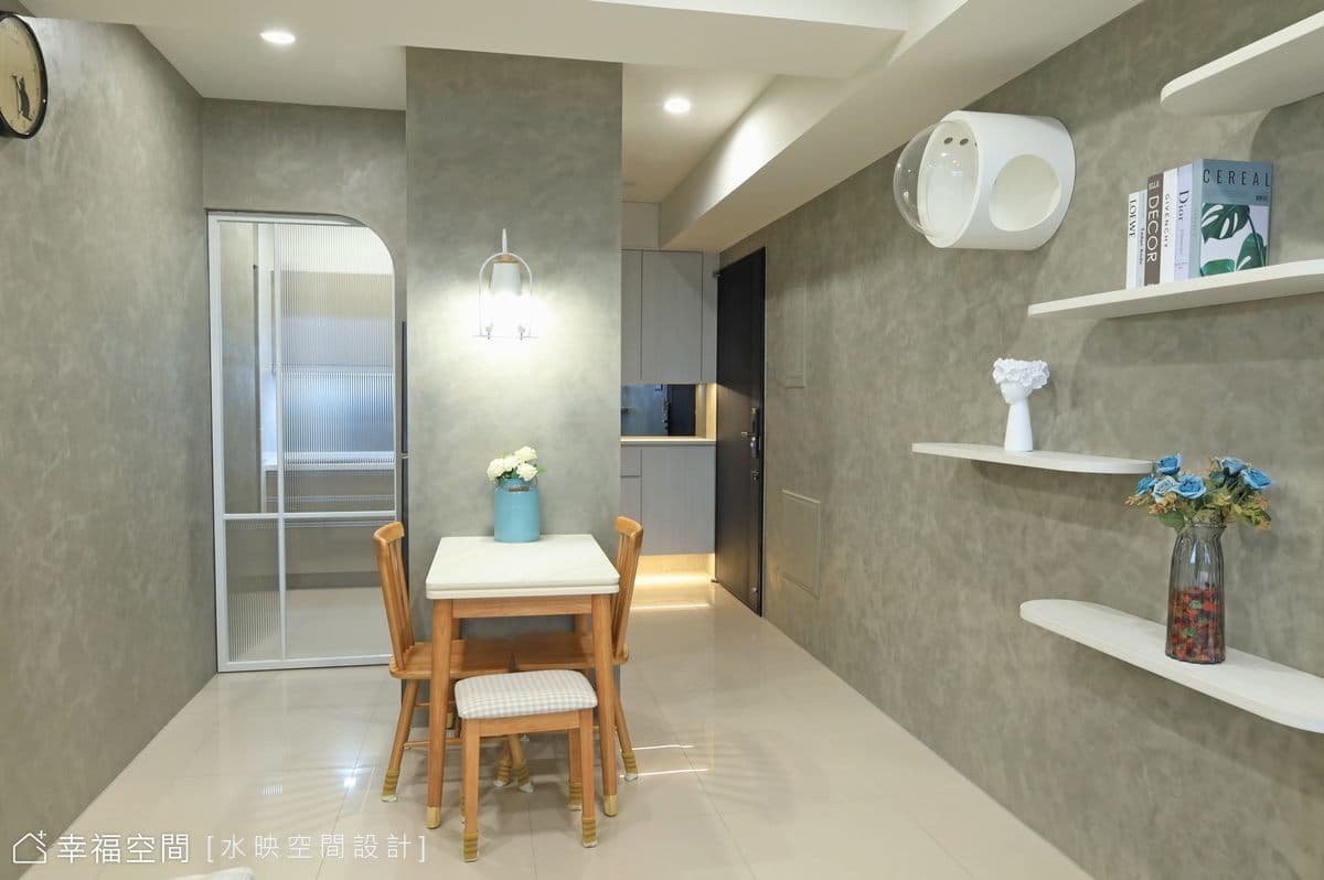 覓光．灰調│北歐輕工業風│20坪