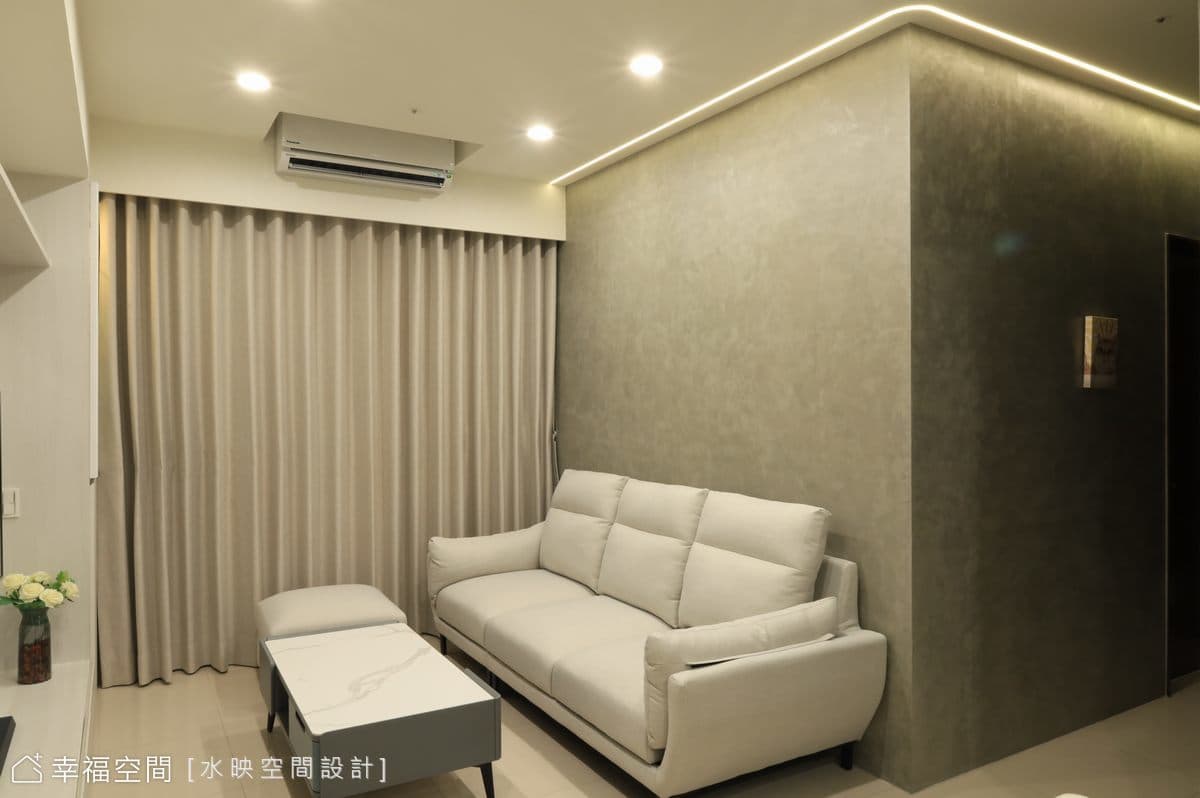 覓光．灰調│北歐輕工業風│20坪