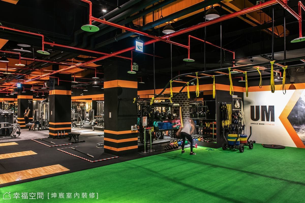 撞色維度│前衛工業風│222坪