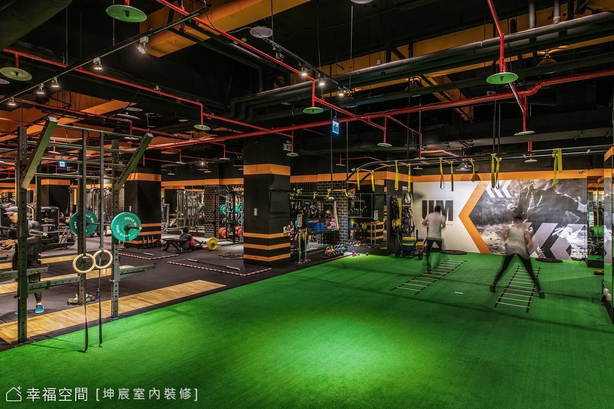 撞色維度│前衛工業風│222坪