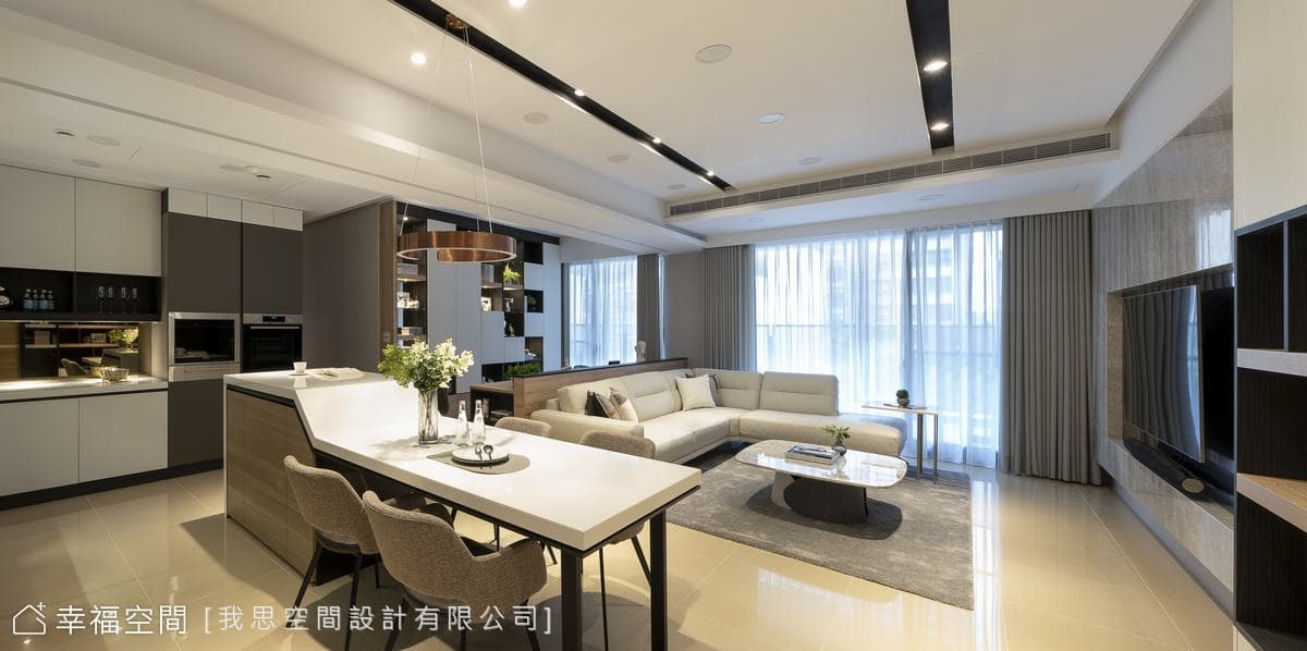 淨白時尚雙倍坪效 科技新貴紓壓宅│現代風