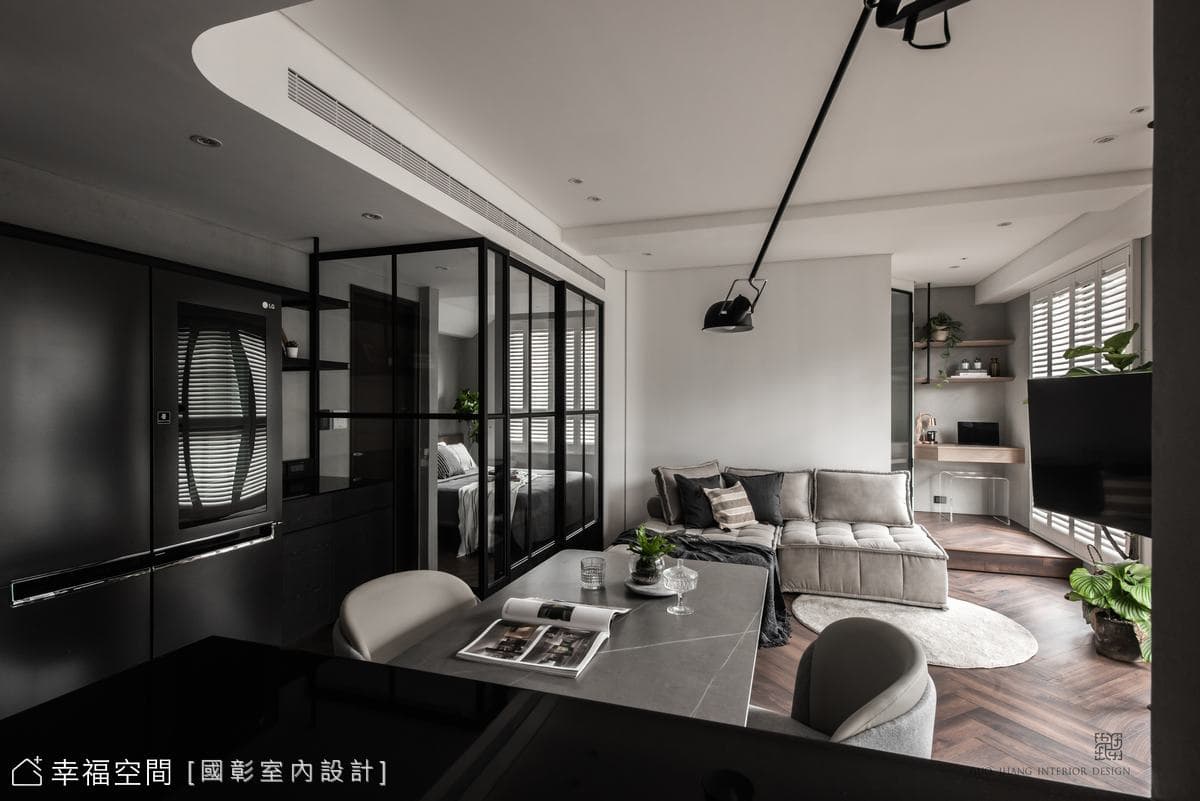 開闊小宅空間尺度 圍塑光感現代質感宅│14坪