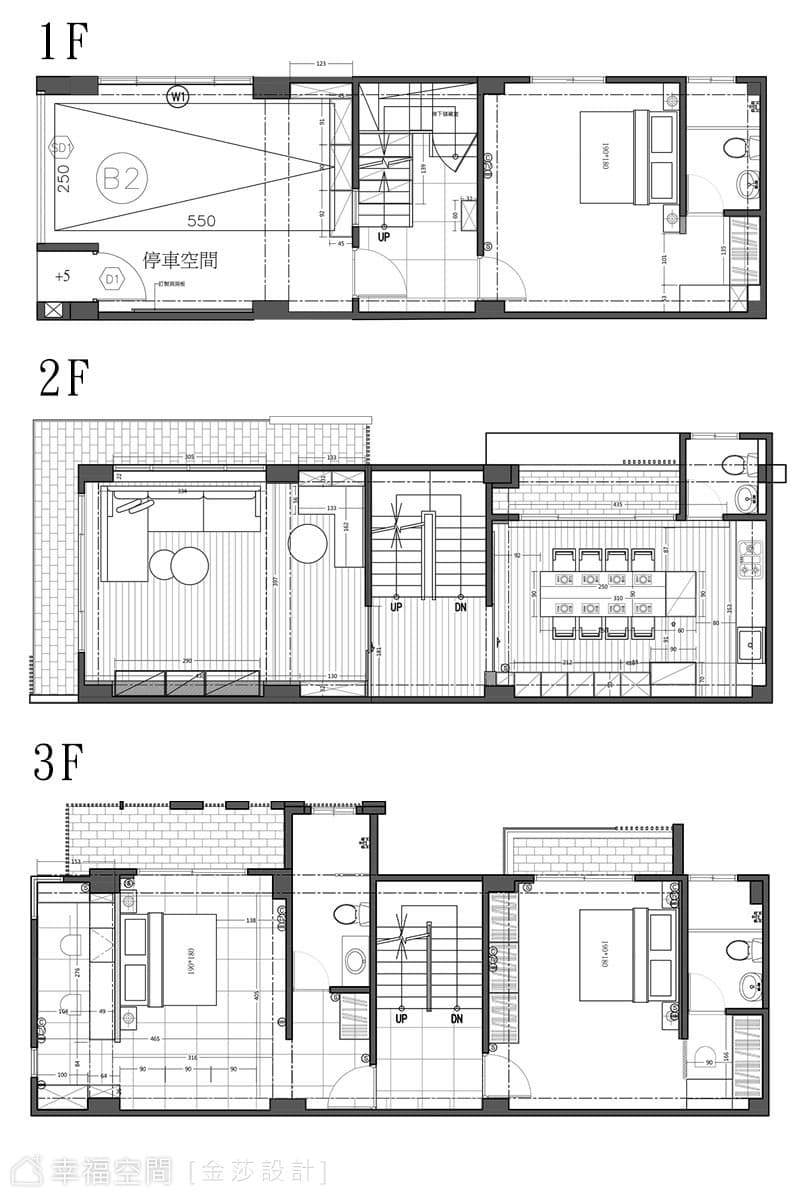 1~3F平面圖