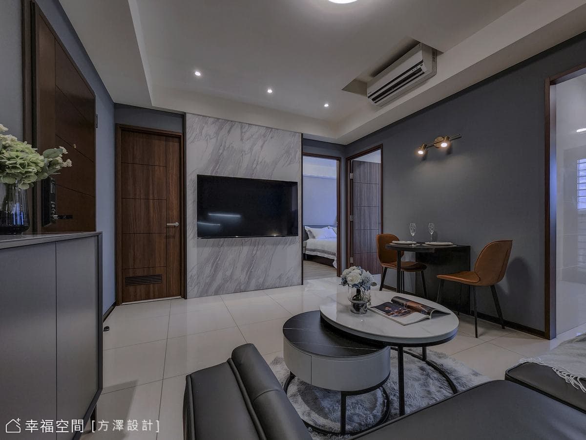 展露 | 視覺極盡延伸的獨特風貌│現代風│23坪