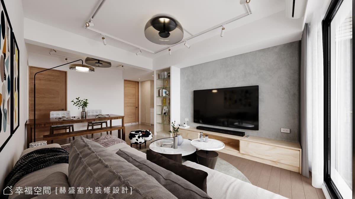 自然寫意 舒和恬境｜北歐風｜24坪