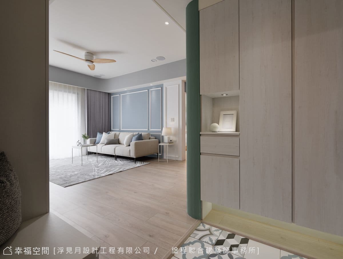 三房兩廳 實用簡約浪漫風情│34坪
