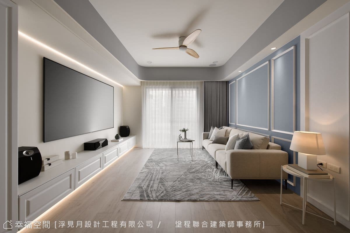 三房兩廳 實用簡約浪漫風情│34坪