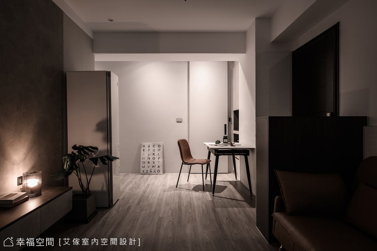 深邃簡練 靜謐灰界｜22坪