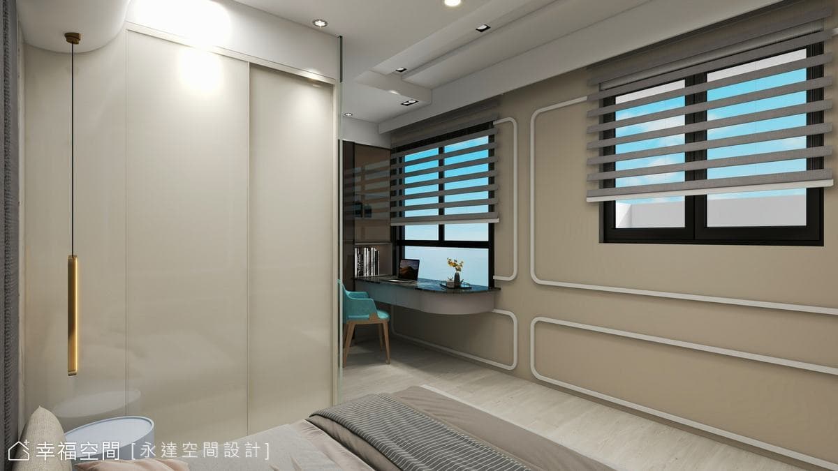 曖曖華光 幽藍畛域｜現代輕奢華風｜26坪
