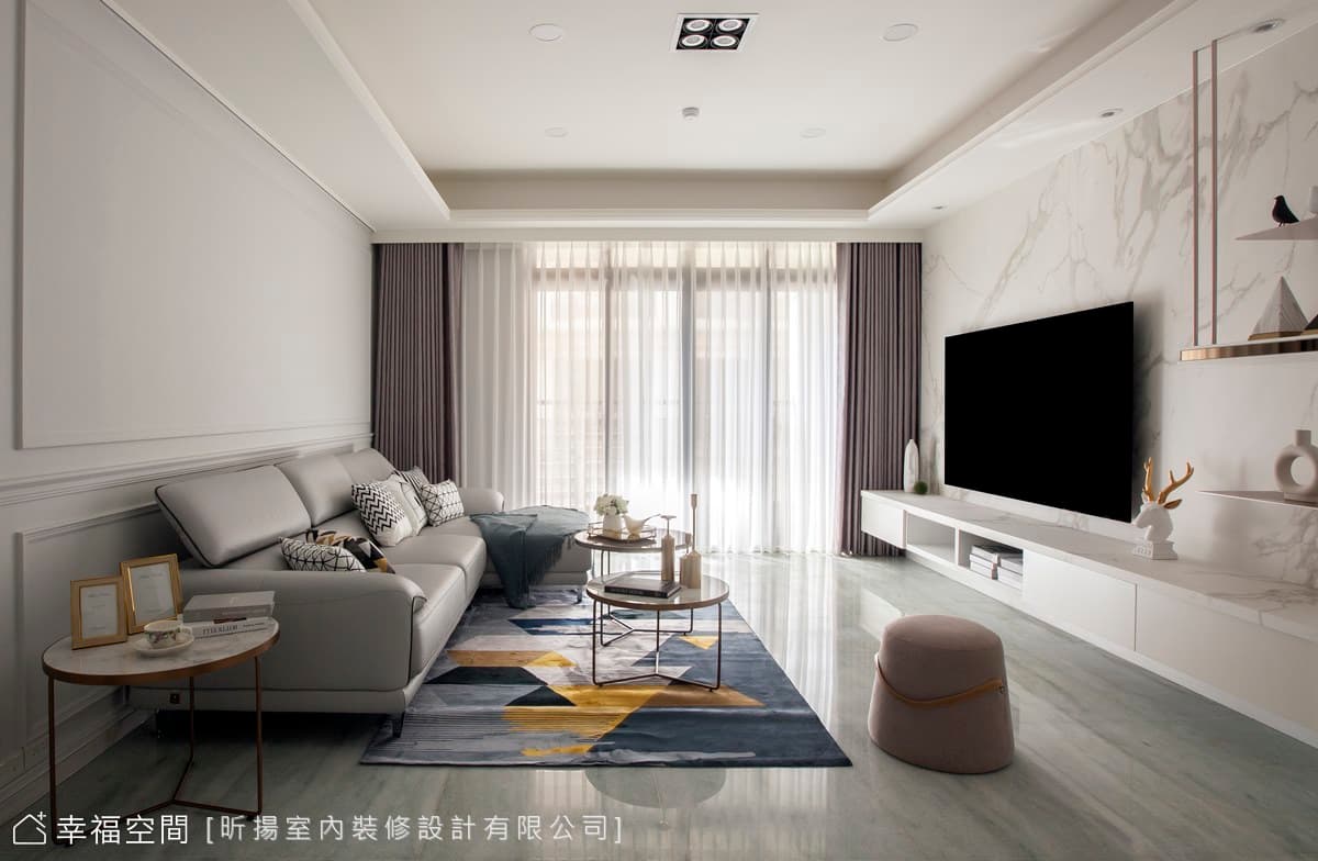 光影中的雅緻輕古典｜40坪