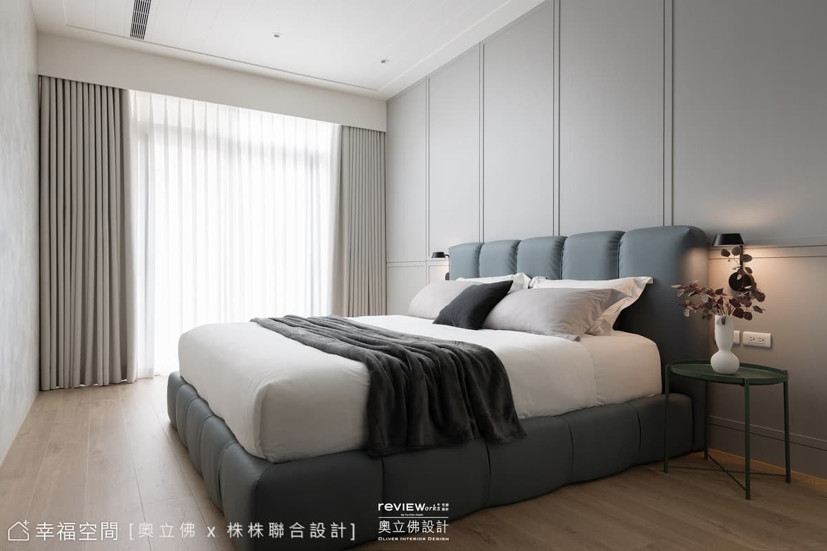 純色浪漫美式風格 客製恬靜透天宅邸│100坪