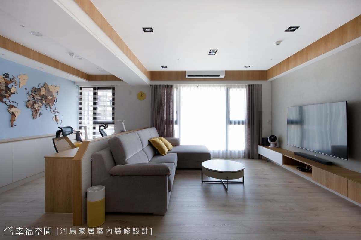 北歐語彙下的輕盈躍動│北歐風│40坪