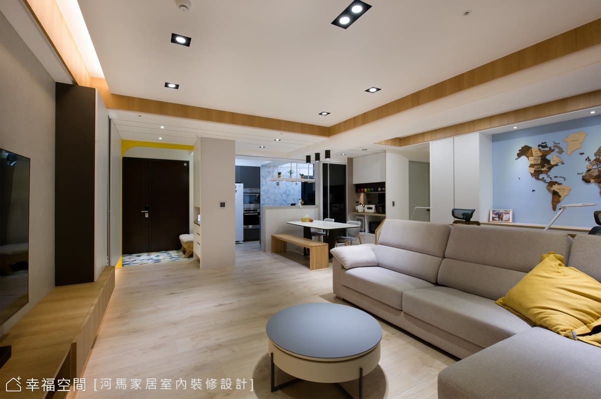 北歐語彙下的輕盈躍動│北歐風│40坪