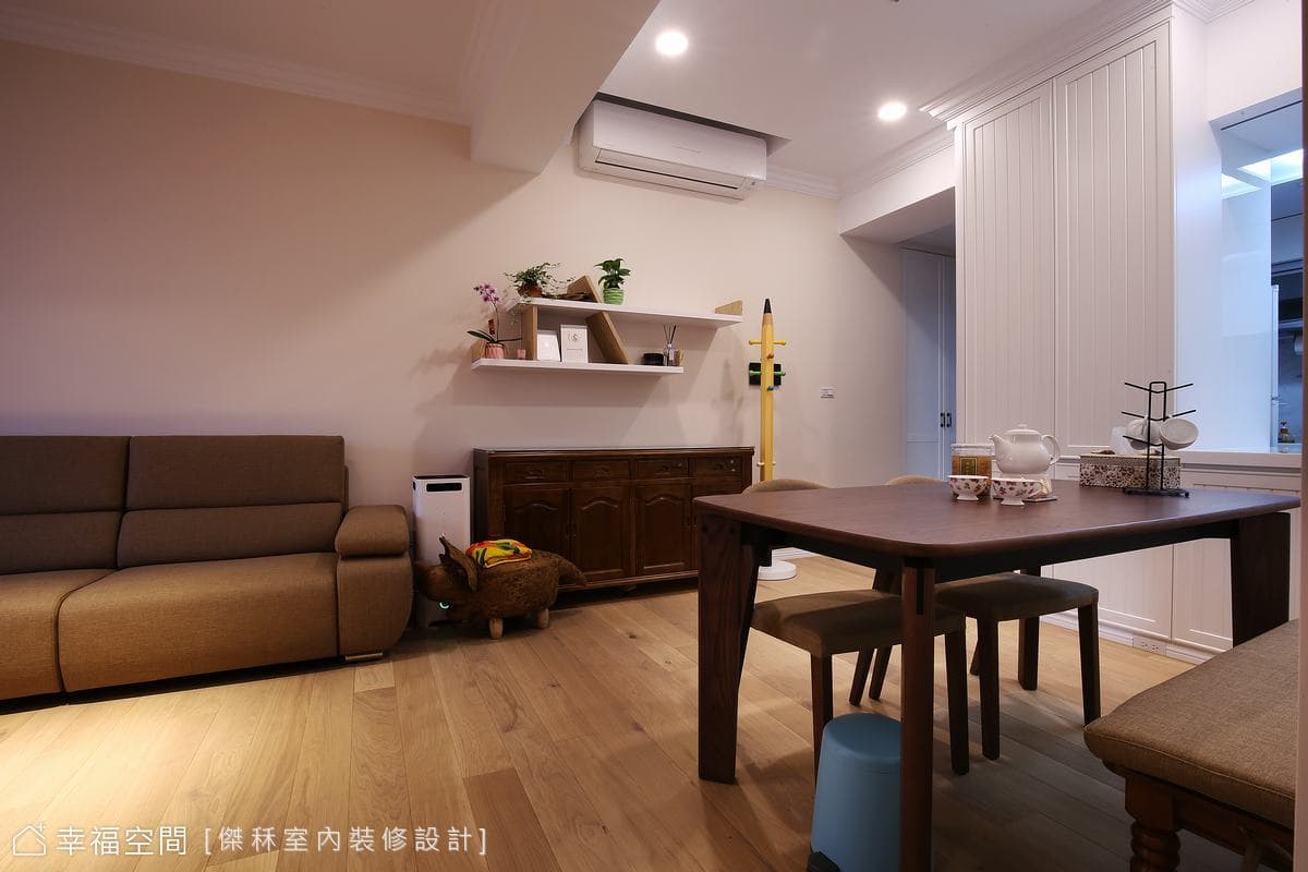 質樸北歐風 圍塑溫馨親子宅│28坪