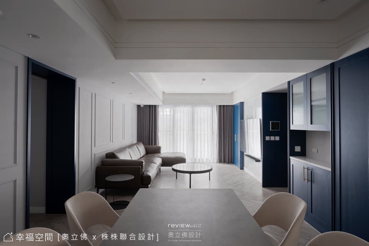 簡練優雅共存 描摹美式人文空間質韻│40坪