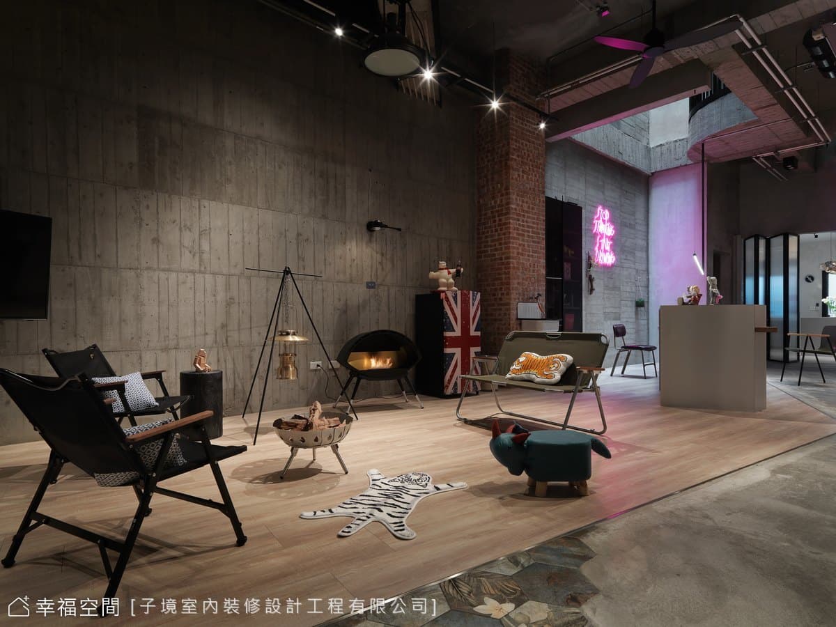 自地自建風格宅 用設計在家享受露營趣 │工業風│50坪