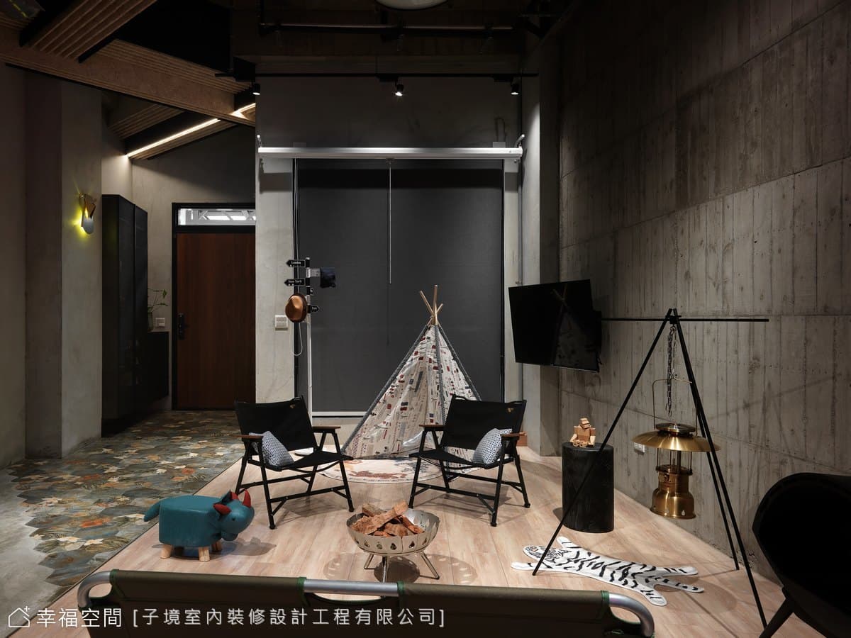 自地自建風格宅 用設計在家享受露營趣 │工業風│50坪