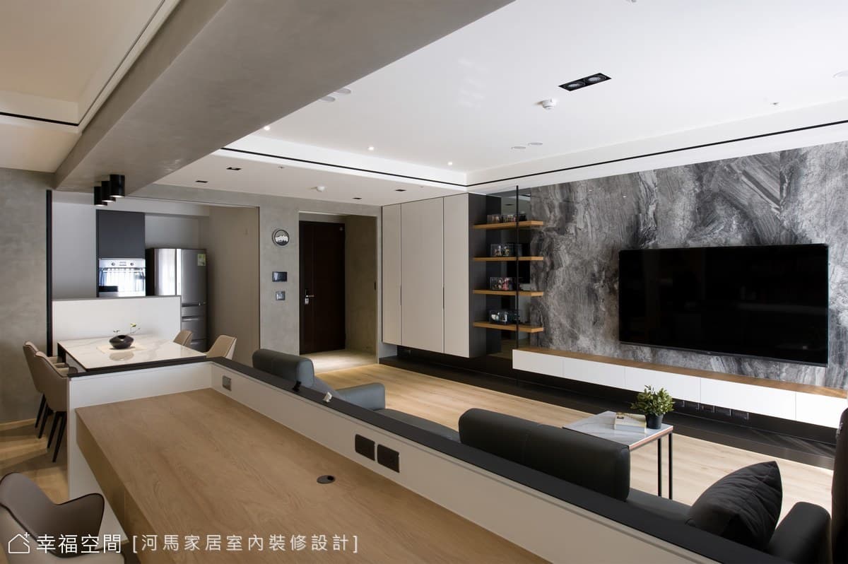 率性俐落 打造都會雅痞風格│現代風│40坪