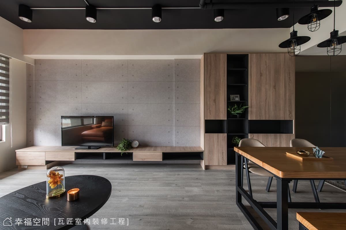 自在無拘 溫樸質境|工業風|25坪