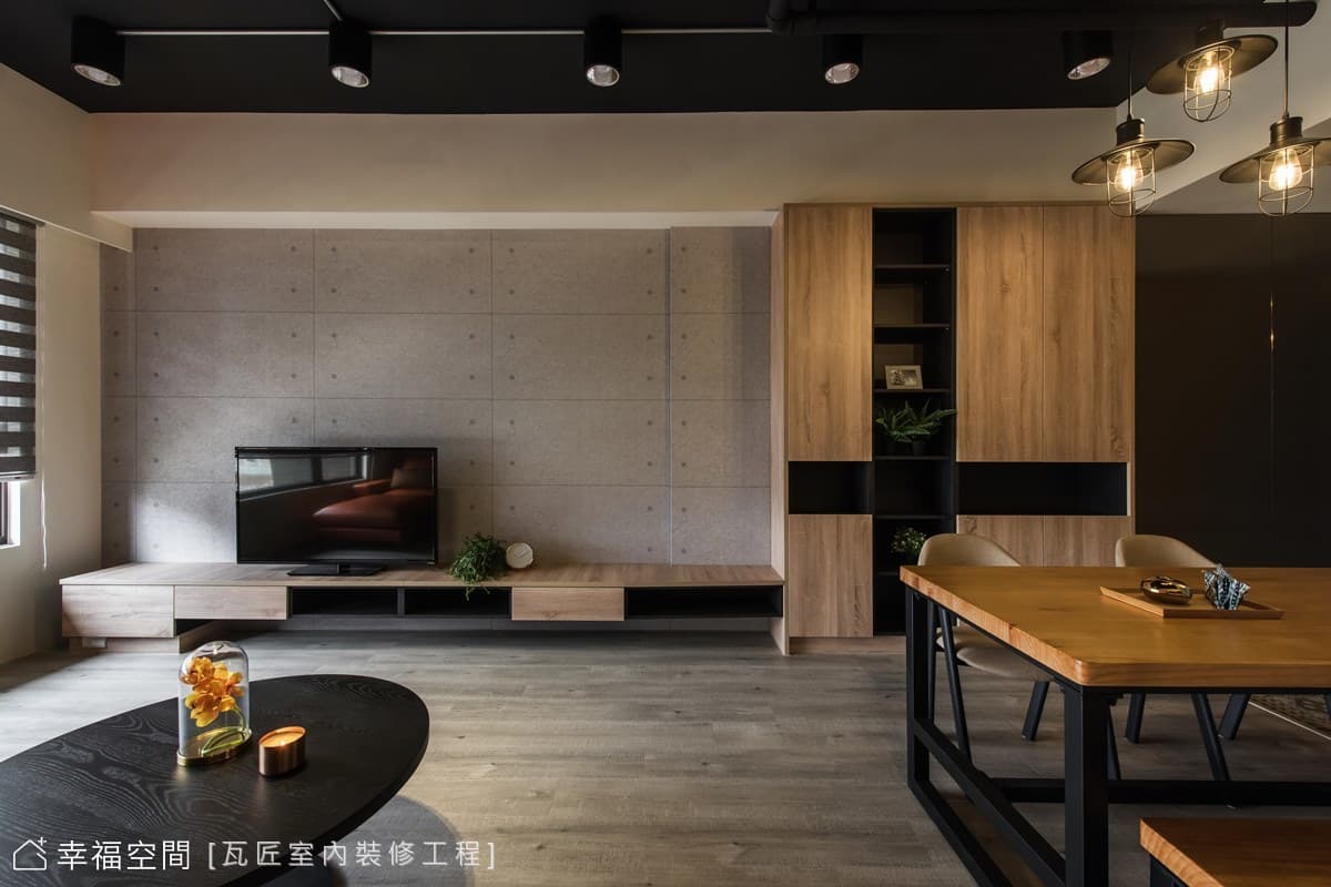自在無拘 溫樸質境|工業風|25坪