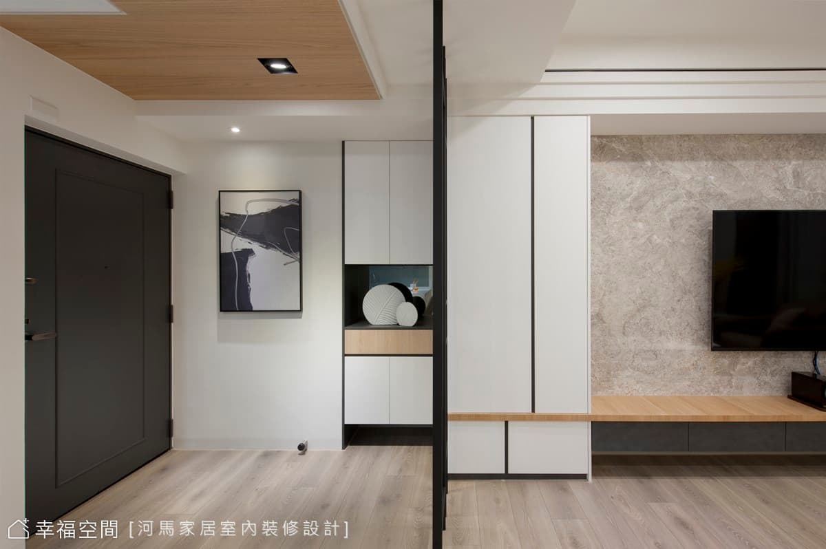 老屋改頭換面 化身質感飯店宅|現代風|35坪