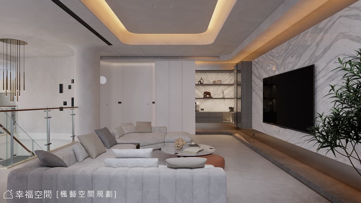 凝縮日常中的吉光片羽 勾勒淨透雅居|120坪|簡約風