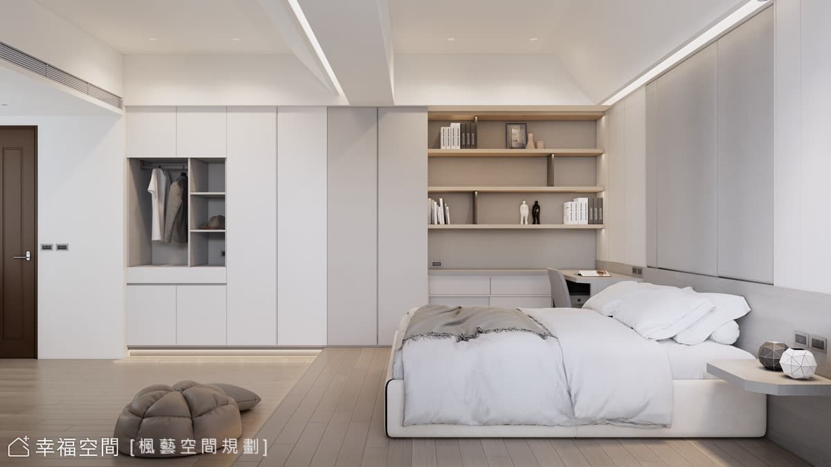 凝縮日常中的吉光片羽 勾勒淨透雅居|120坪|簡約風