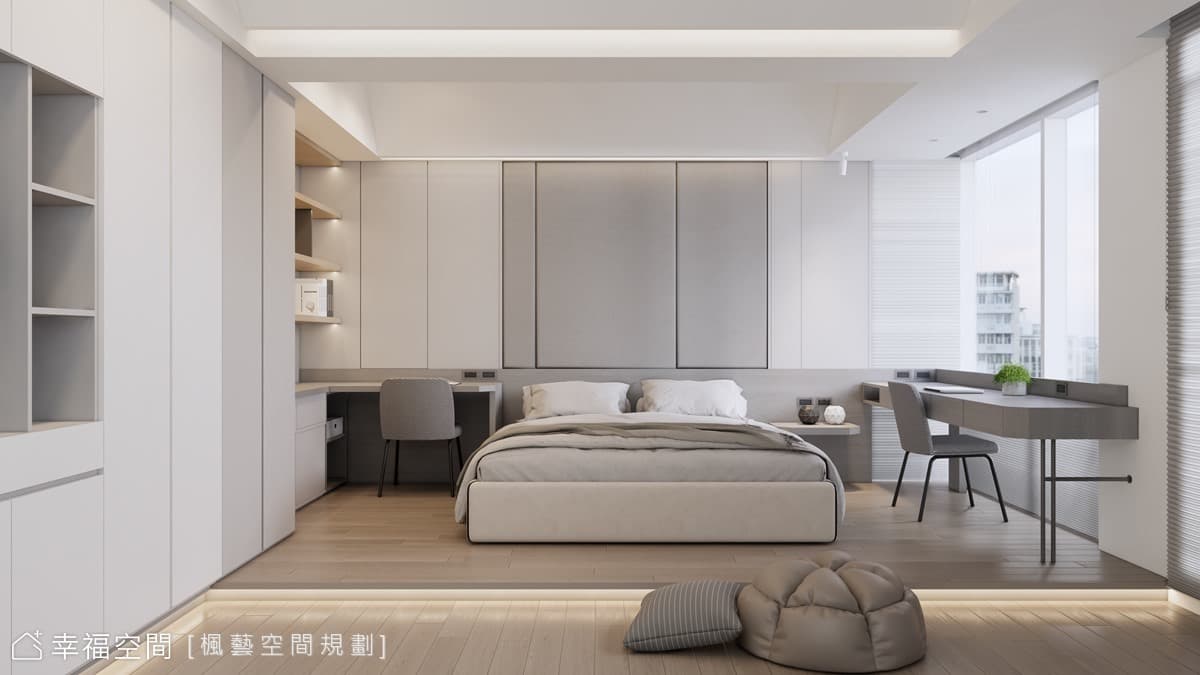 凝縮日常中的吉光片羽 勾勒淨透雅居|120坪|簡約風