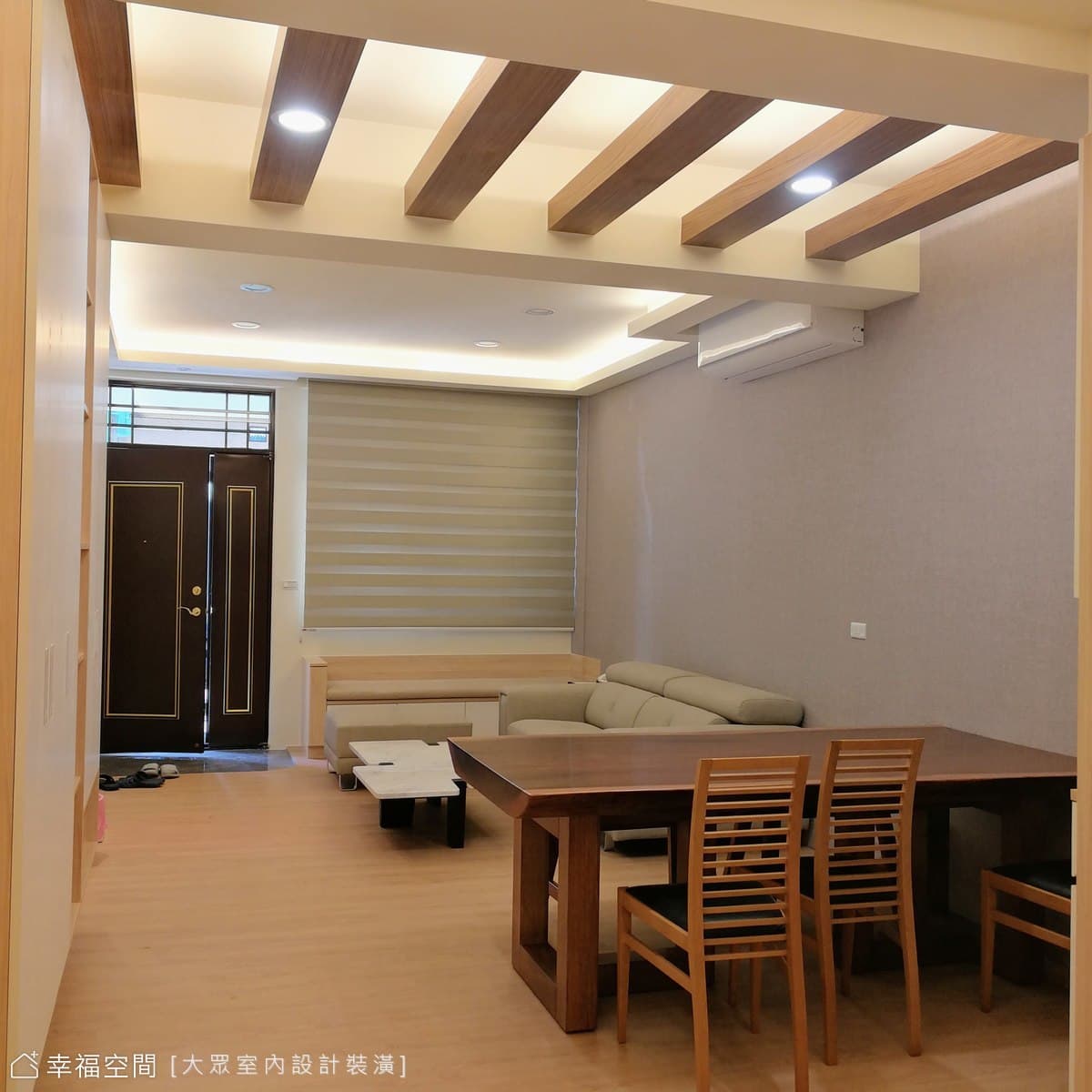 溫潤木感北歐透天宅│54坪