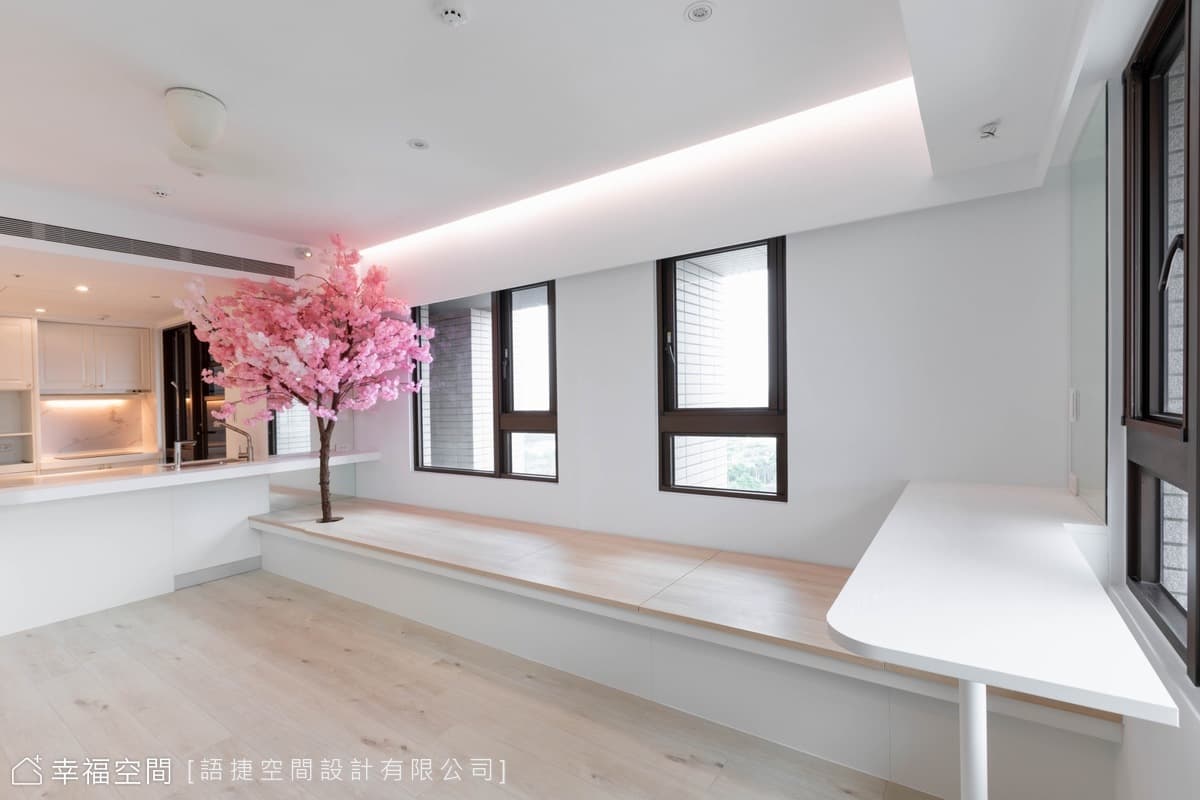 日系純白輕旅宿 體驗櫻花的粉色浪漫|混搭風|17坪