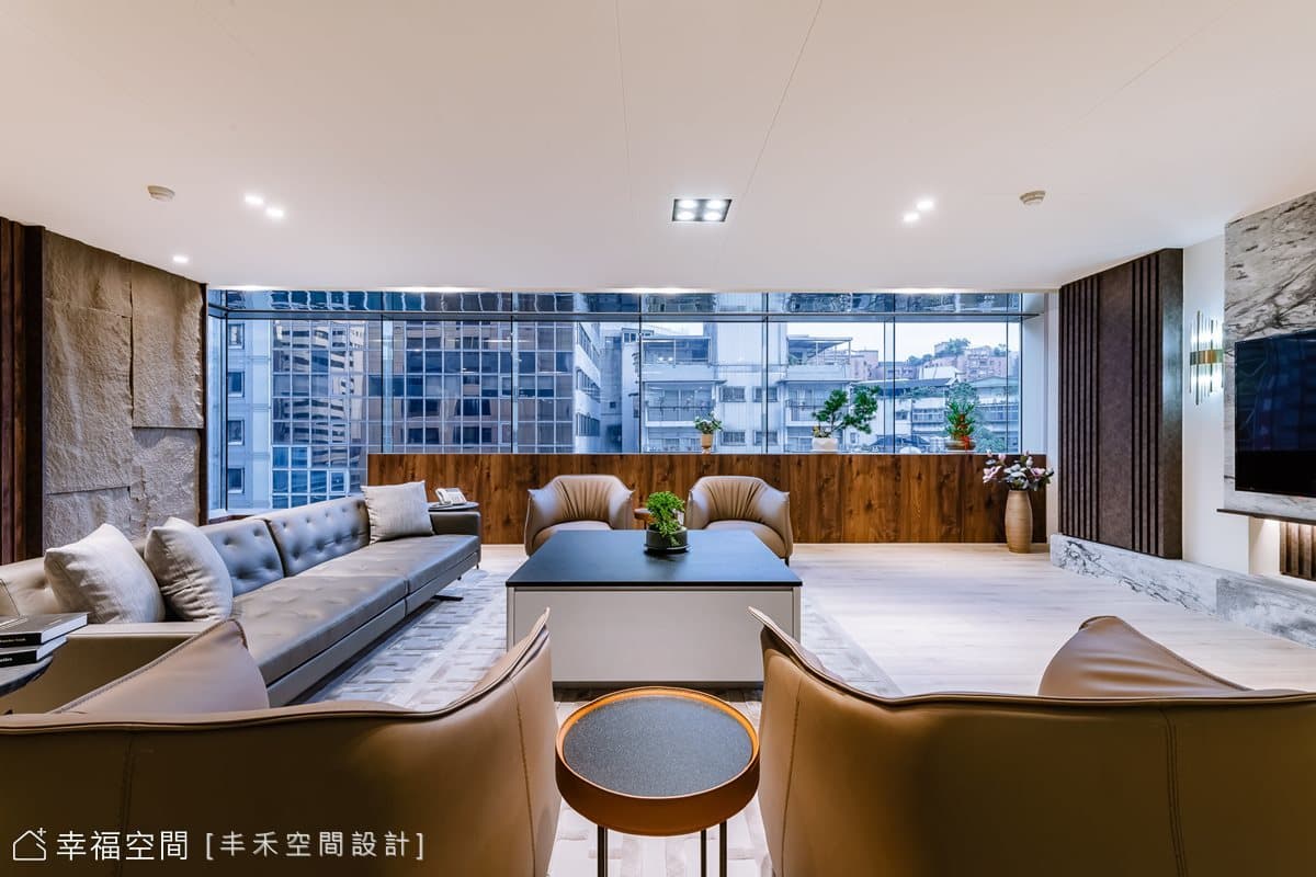 雋永的辦公室即是一種收藏|飯店風|80坪