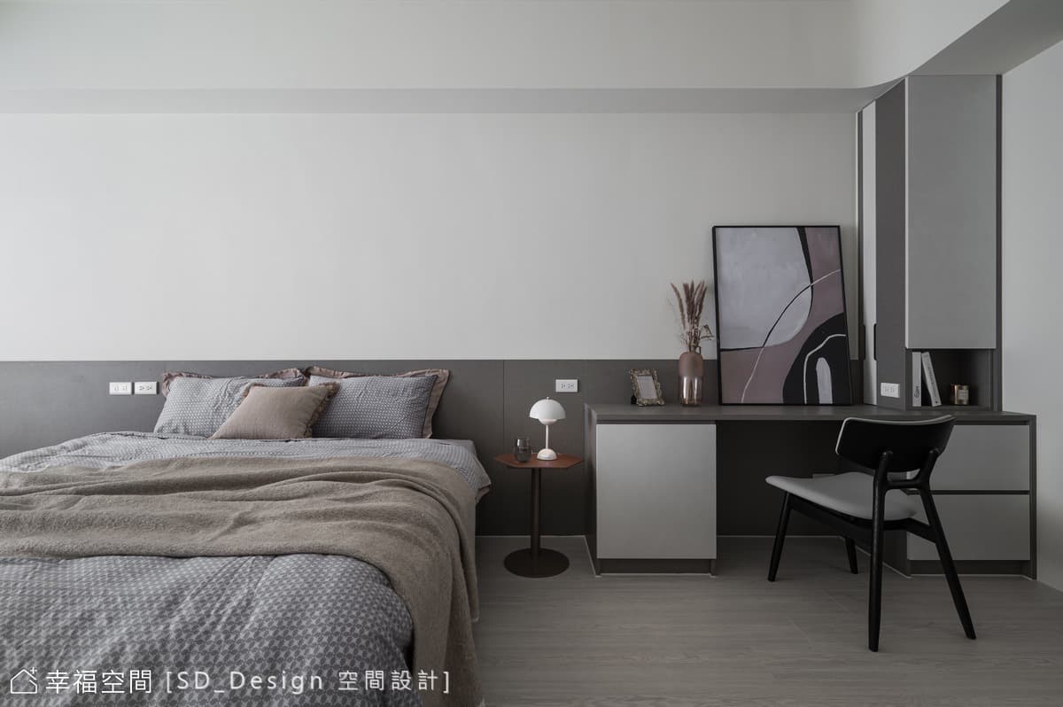 輕淺色調 描摹現代舒心宅│現代風│90坪