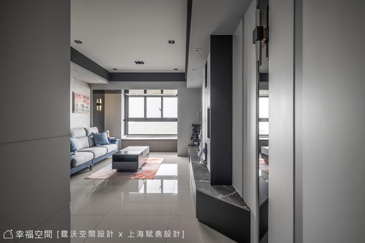 兩人三貓的美好時光，浸潤日光的現代清新宅│現代風│25坪