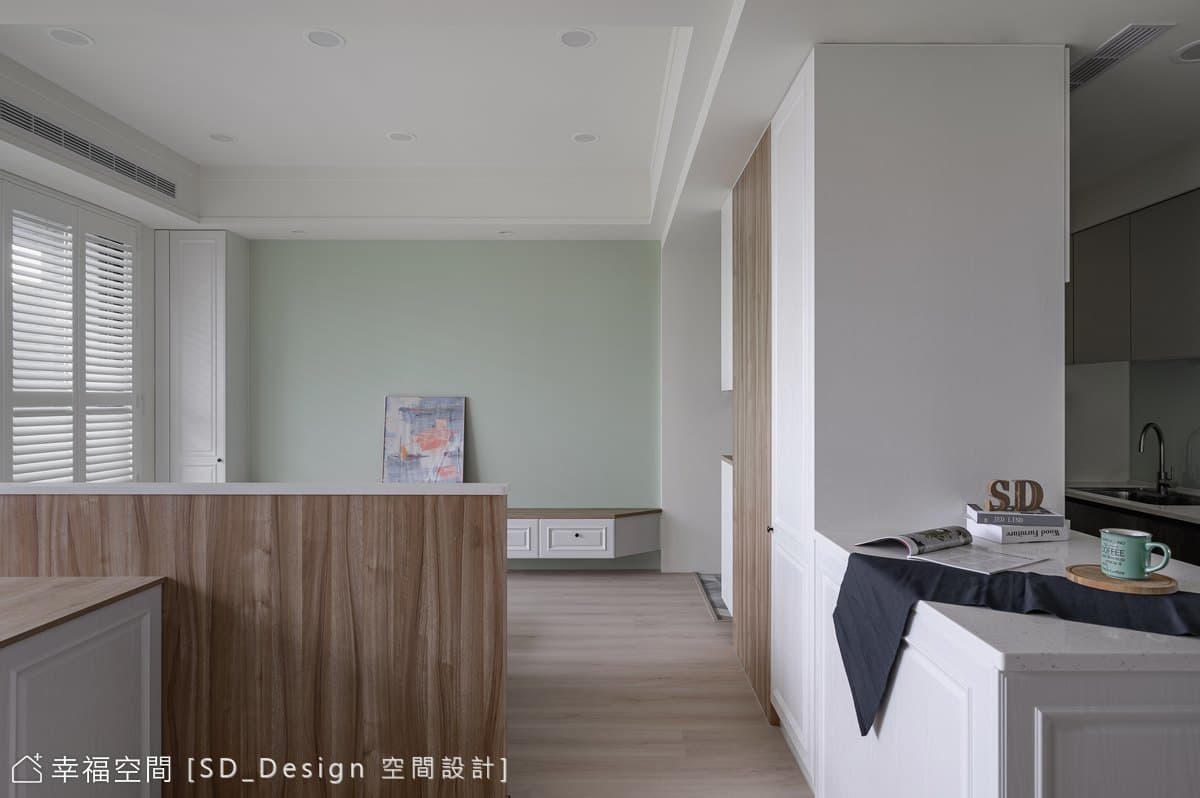 漫淌純白美式光感生活│30坪